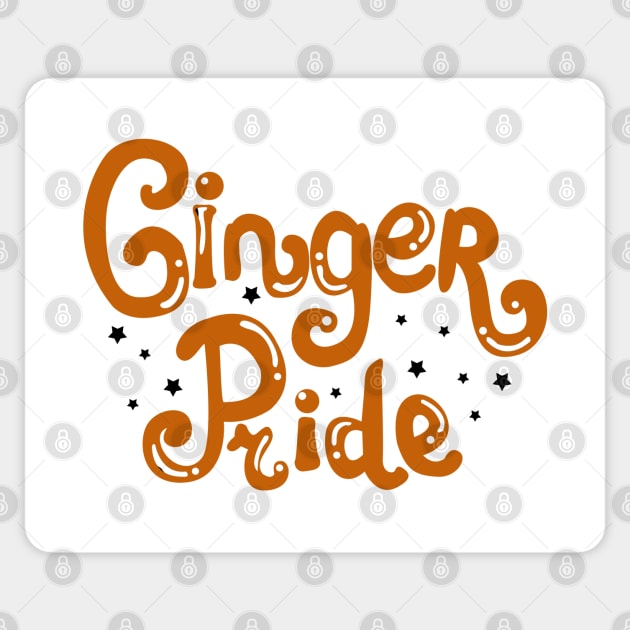 Ginger Pride Sticker by KsuAnn